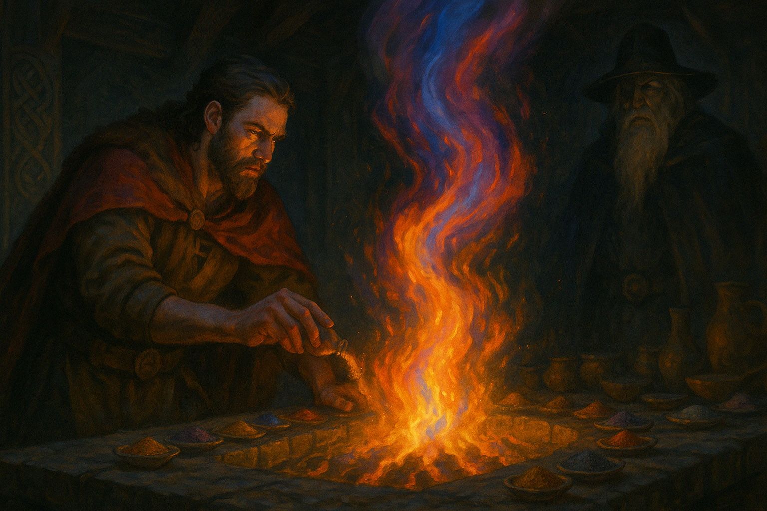 The Blending of the Flames